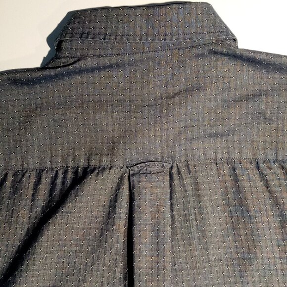 PENGUIN by MUNSINGWEAR Shirt  Men's Small  Chambray Blue  Vintage  short-sleeve - Picture 11 of 12